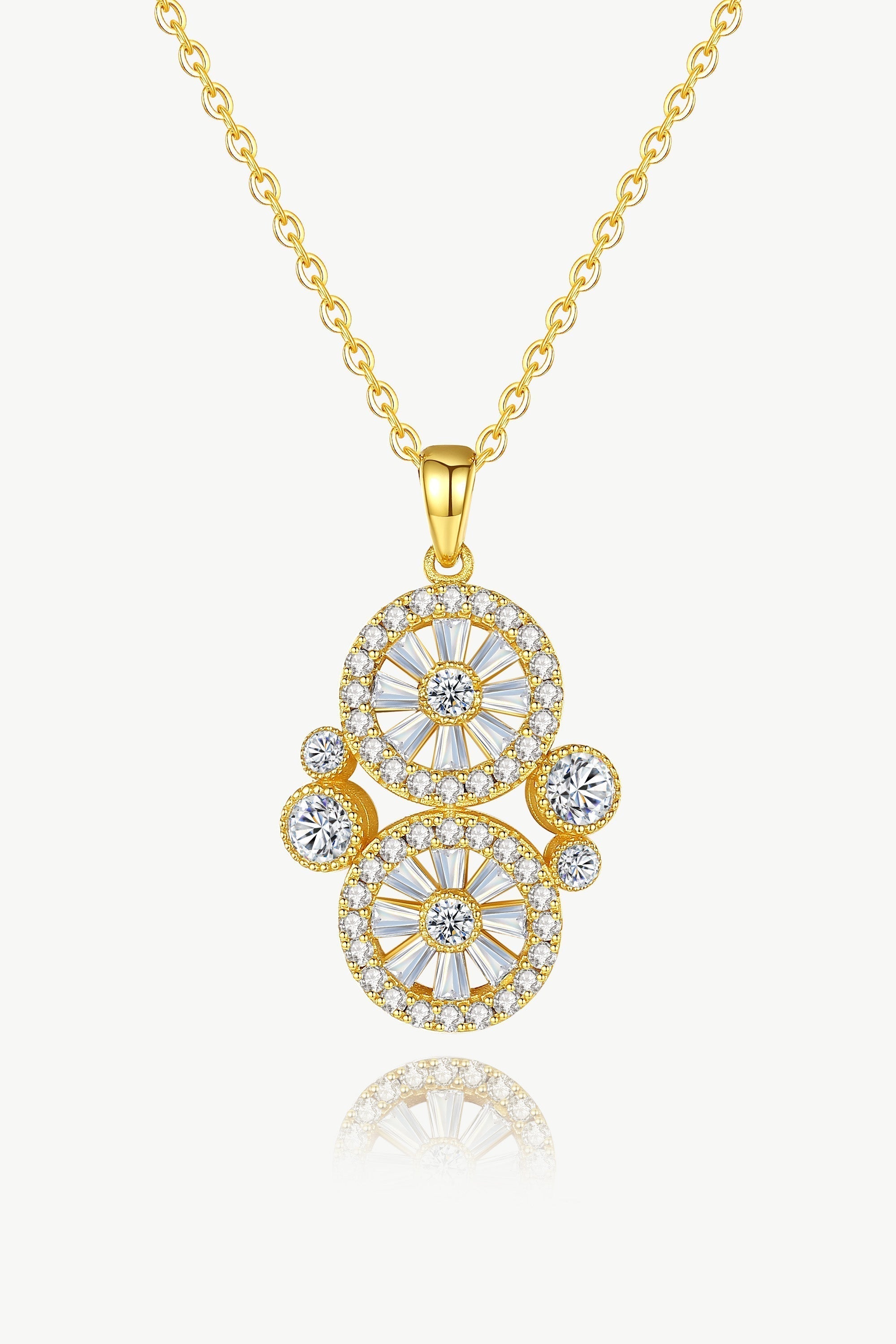Gold Wheel of Fortune Necklace – Classicharms - Main Image