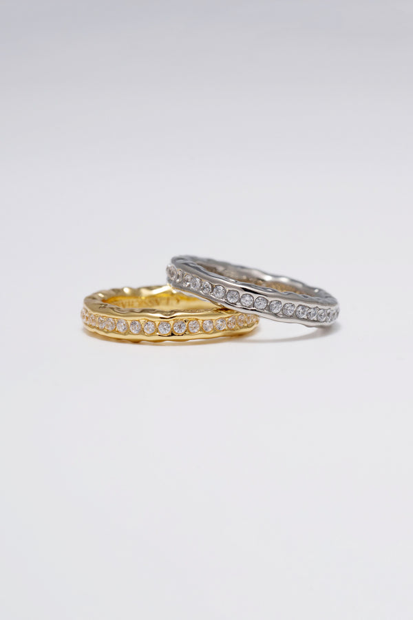 Sophie Molten Eternity Stackable Ring