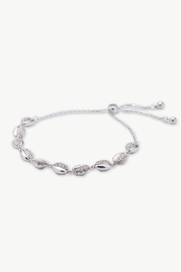 Lucia Silver Shell Whisper Bracelet