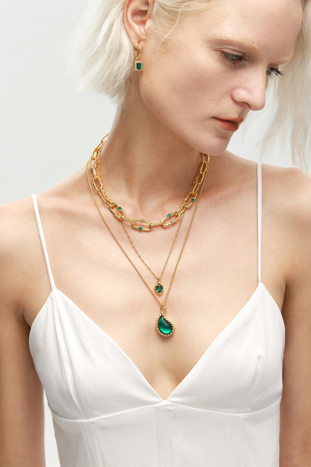 Emerald Pendant Necklace - Classicharms