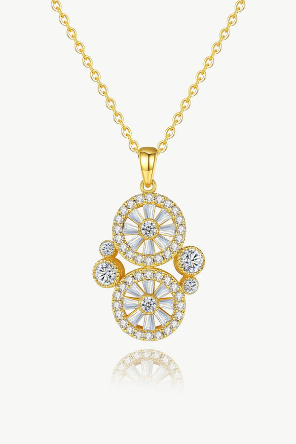 Gold Wheel of Fortune Necklace - Classicharms