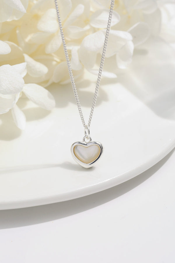 Sterling Silver Heart Pendant Necklace - Classicharms